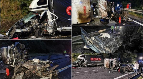 Slovacia. Un șofer român de TIR a rămas fără o mână într-un accident cumplit. Un băiat de 18 ani a murit pe loc (VIDEO+FOTO)