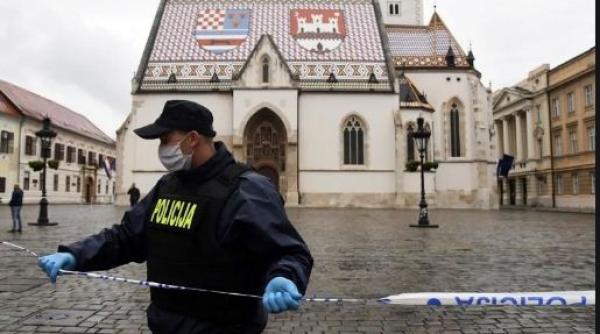 Croaţia. Atac în fața sediului guvernului. Un bărbat a deschis focul cu o mitralieră, rănind un ofițer de poliție