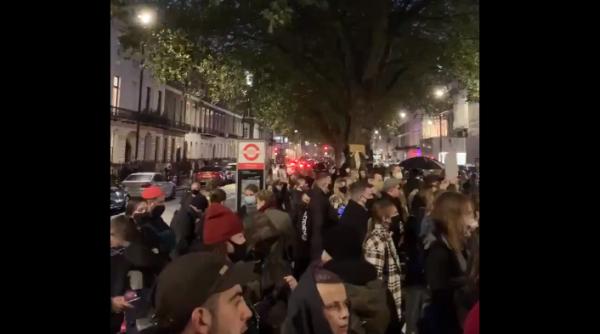 Marea Britanie. PROTEST împotriva restricţiilor la Londra. Mii de manifestanţi în stradă - VIDEO