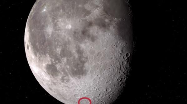 NASA a descoperit pentru prima dată apă pe faţa vizibilă a Lunii (VIDEO)