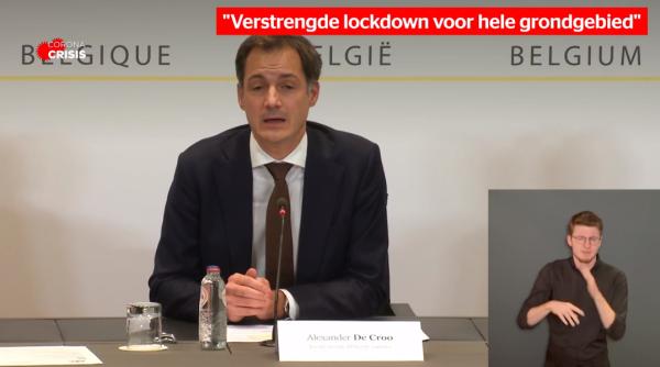 Belgia, CARANTINĂ NAȚIONALĂ de duminică: Premierul Alexander De Croo anunță MĂSURI DURE