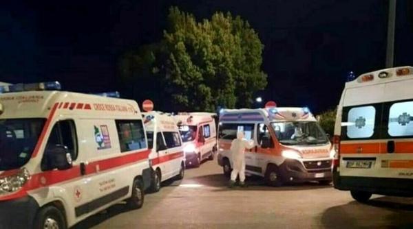 Curțile spitalelor din Italia nu mai fac față ambulanțelor: Scenariul de groază depășește orice predicție. „Suntem epuizați”