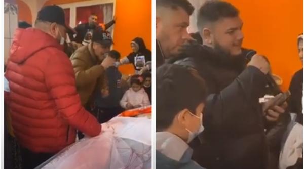 Ce reguli, ce pandemie? ZECI de persoane s-au înghesuit la înmormântarea unui interlop în Olt - VIDEO