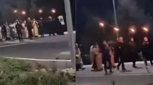 Slujbă de alungare a Covidului, oficiată de ÎPS Teodosie şi un sobor de preoţi într-o comună constănţeană