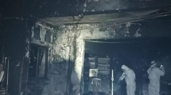 Incendiu ATI Piatra Neamț. Primele IMAGINI din salonul groazei 