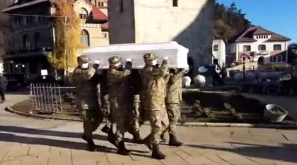 Draga Olteanu Matei, înmormântată cu onoruri militare (VIDEO)