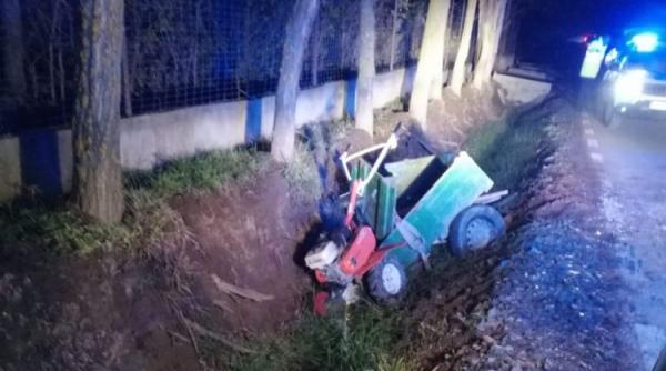 Accident cu un microbuz cu 22 de români la bord, în Sibiu