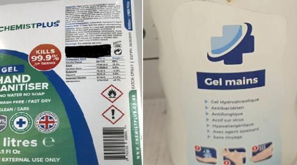 Alertă! Dezinfectanţi de mâini care pot provoca orbirea, pe piaţa din România