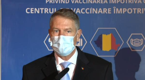 Klaus Iohannis: "Abia aștept să vină vaccinul. Prima tranșă, un MILION de doze"