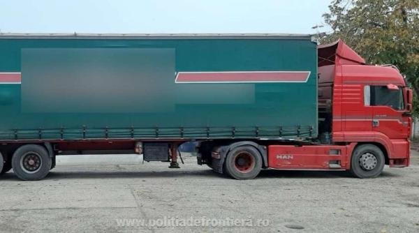 Camion, condus de un bulgar, verificat la sânge de polițiștii de frontieră. Ce încerca șoferul să introducă în România