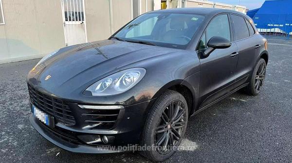 Italian prins la graniţa României cu un Porche furat din Germania