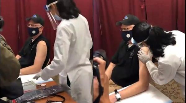 Şeful Pentagonului s-a vaccinat printre primii împotriva COVID-19 (VIDEO)