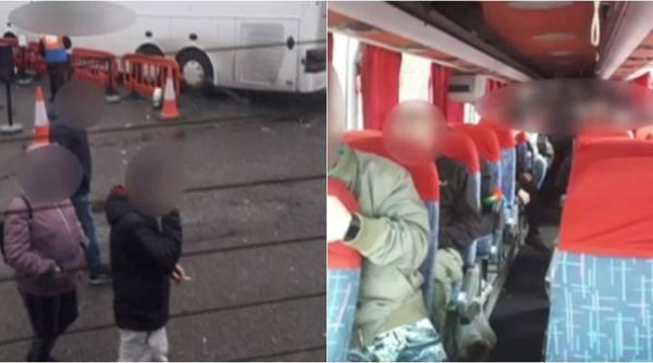 Cinci autocare cu sute de români, blocate la frontieră: „Sunt copii, persoane în vârstă, femei gravide. Au nevoie de sprijin!”