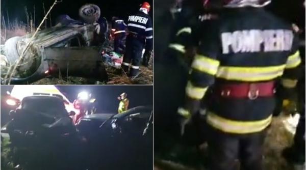Un mort și doi răniți după un accident înfiorător, aproape de Slatina