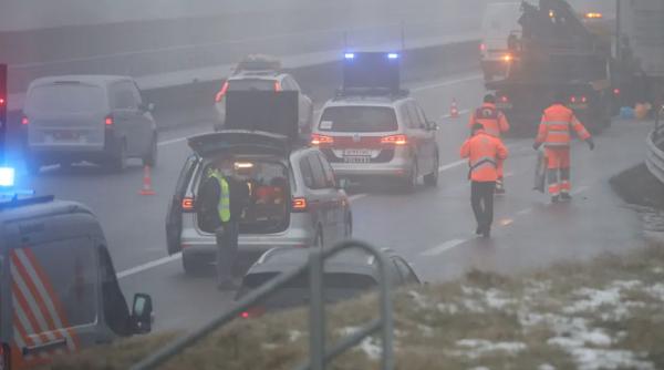 Austria. Tânăr român de 18 ani, accident cumplit pe autostradă: Găsit inconștient, blocat în mașină (FOTO)