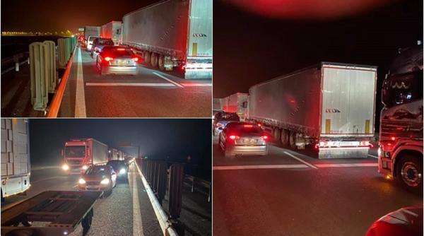 Cozi uriașe de mașini la vama Nădlac. Românii se întorc în străinătate