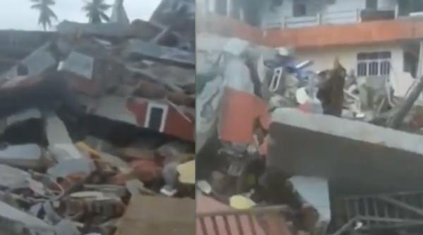 Imagini dramatice. Zeci de oameni au murit în urma devastatorului cutremur din insula Sulawesi