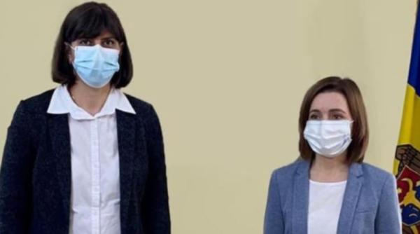 Laura Codruța Kövesi, întrevedere cu președintele Maia Sandu: ”Este un prim pas”