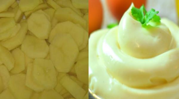 Maioneză din cartofi. Secretul rețetei perfecte fără ouă