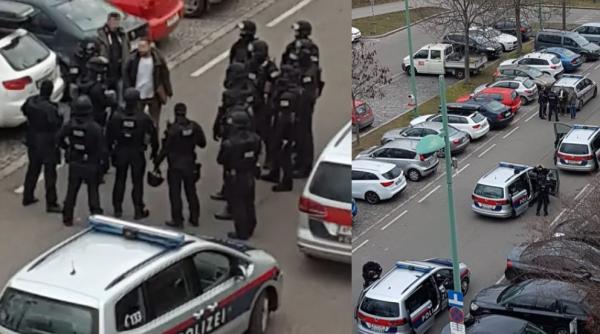 Român, căutat în Franța, arestat în Viena. Desfășurare de forțe pentru reținerea bărbatului