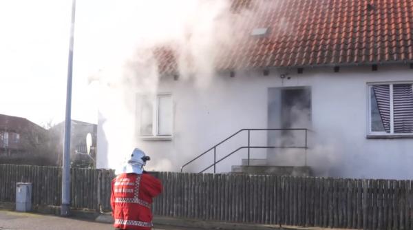 Danemarca. Cuplu de români, arestat după ce ar fi dat foc la casă