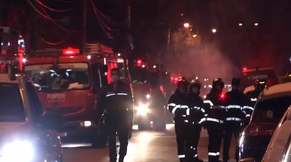 Incendiu la spitalul Matei Balș. Comandantul pompierilor: „Era o ardere generalizată”
