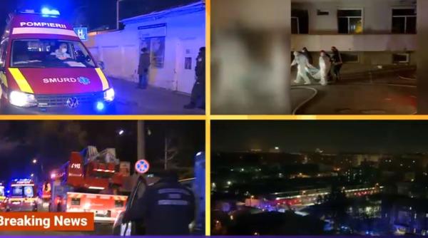 Incendiul de la Spitalul 'Matei Balş' a mai făcut o victimă. O femeie a murit la două zile după tragedie