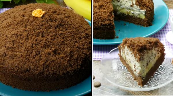 Prăjitura Mușuroi de cârtiță, desertul pufos care cucerește toată familia. Iată secretul „pământului scormonit“