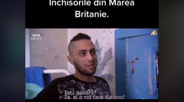 VIDEO. Închisorile din Marea Britanie, pline de români: "Făceam câte două-trei mii de lire pe zi. O să fur din nou!"