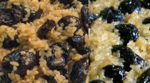 Orez cu prune uscate, afumate. Rețeta ca la bunica acasă