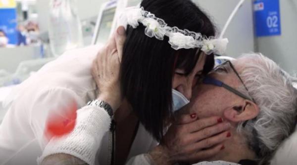 Spania. Doi pacienți s-au căsătorit într-un salon de spital. Slujba, oficiată prin telefon