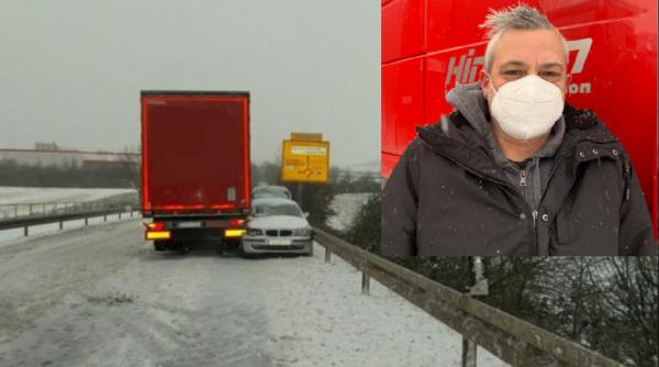 Ștefan, românul erou din Germania, care a salvat viața unei femei cu o manevră ca în filme, șocat de gestul altor șoferi: „A fost incredibil“