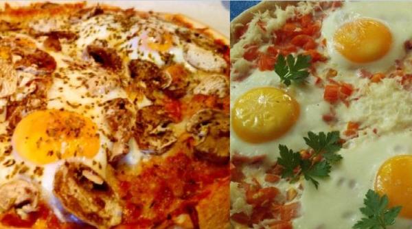 Pizza Moldovenească, cu blat pufos, brânză de burduf și ochiuri. Rețeta care te va cuceri