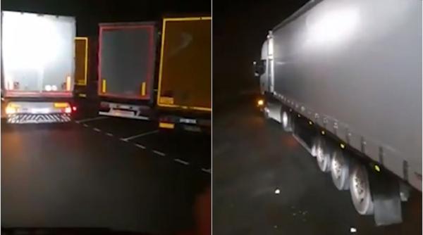 Franța. Șofer român de TIR, abandonat de coleg într-o parcare 