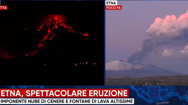 Italia. Aeroportul din Catania s-a redeschis după erupţia vulcanului Etna