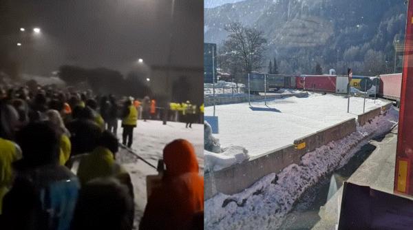 Şofer român, despre controalele la frontieră în Germania: Am ajuns luni, am trecut marţi la miezul nopţii. Coloana era de 15 km