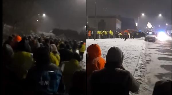 Aglomerație la granița Germaniei. UE propune culoare verzi. Șoferii sunt însă în continuare ținuți la cozi, în frig