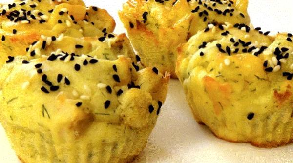 Brioșe cu piure de cartofi și ciocolată. Rețeta unui desert inedit și delicios