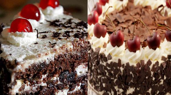 Prăjitura Pădurea Neagră cu ciocolată și cireșe. Rețeta unui desert care te va cuceri iremediabil