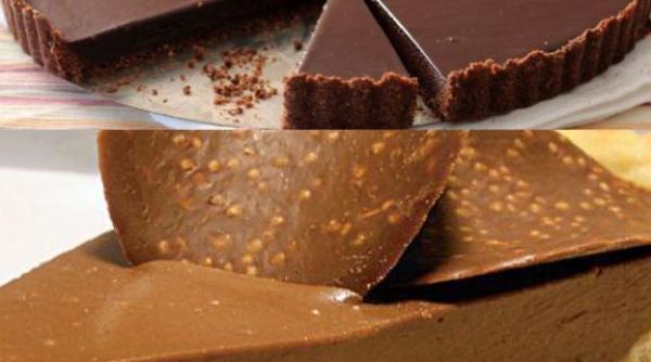 Tartă cu ciocolată. Rețeta desertului rapid și delicios de Dragobete