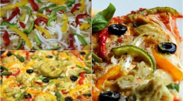 Pizza colorată, una dintre cele mai de succes rețete ale momentului cu ingredientele pe care le ai mereu în frigider