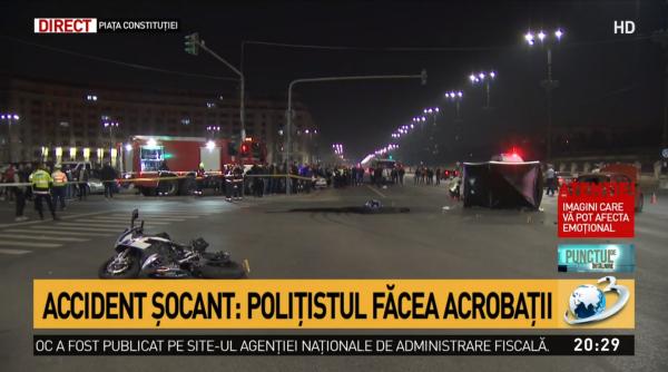 Polițist, mort pe loc după un accident de motocicletă: se ridicase pe o roată și făcea acrobații