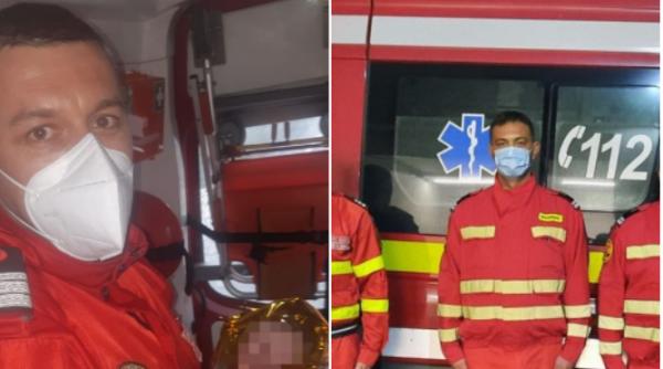 Fetiță născută la Nădlac în autospeciala SMURD, cu cordonul ombilical în jurul gâtului, salvată de pompier