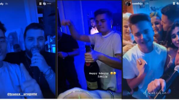 Selly, petrecere pe manele: Tzanca Uraganul și Costel Biju au făcut show la aniversarea sa