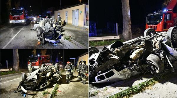 Român, implicat într-un teribil accident în Italia. Imagini dramatice de la fața locului