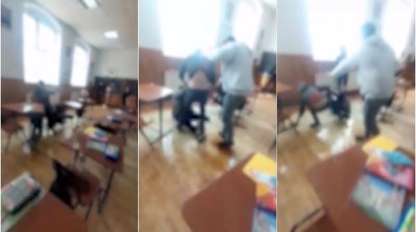 Elevă româncă, filmată în timp ce este bătută fără milă de un coleg, în aplauzele celorlalţi copii 