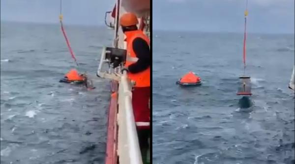 Nava scufundată în Marea Neagră: 2 morți, un marinar dispărut și o femeie în stare gravă, evacuată cu elicopterul