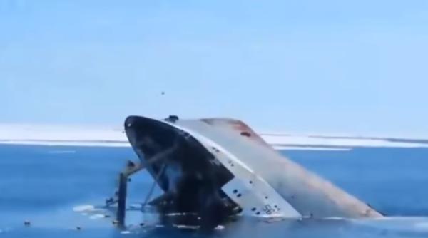 Navă scufundată în Marea Neagră, aproape de Constanța: Unul dintre marinari a murit. UPDATE 