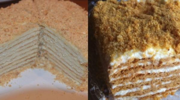 Tort Smetannik. Rețeta tortului rusesc fără ouă, care se face la tigaie. Repede și delicios
