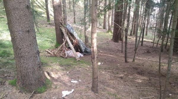 Austria, șocată: Tânăr român, descoperit de poliție în pădure. Trăia singur, izolat de restul lumii de foarte mult timp